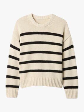 (LIKE NEW) GAP | 100% COTTON "RELAXED SWEATER" STRIPE